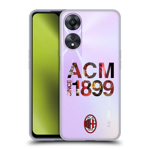 AC Milan Adults 1899 Soft Gel Case for OPPO A78 4G