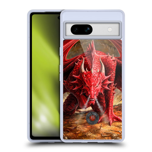 Anne Stokes Dragons Lair Soft Gel Case for Google Pixel 7a