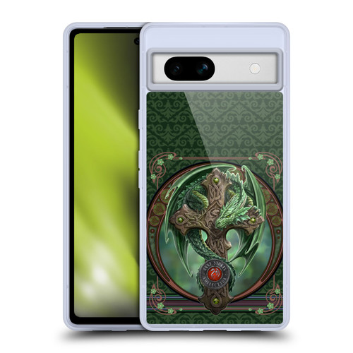 Anne Stokes Dragons Woodland Guardian Soft Gel Case for Google Pixel 7a