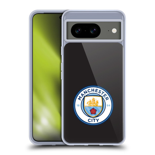 Manchester City Man City FC Badge Black Full Colour Soft Gel Case for Google Pixel 8