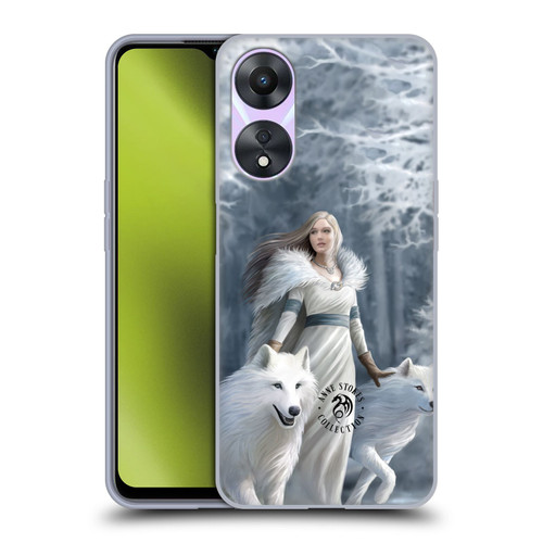 Anne Stokes Wolves Winter Guardians Soft Gel Case for OPPO A78 5G