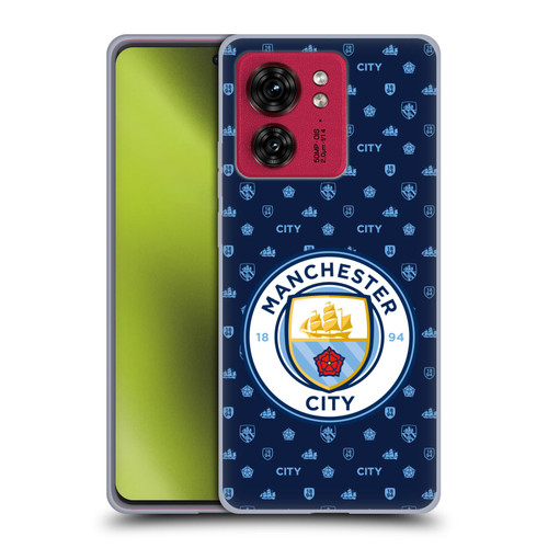 Manchester City Man City FC Patterns Dark Blue Soft Gel Case for Motorola Moto Edge 40