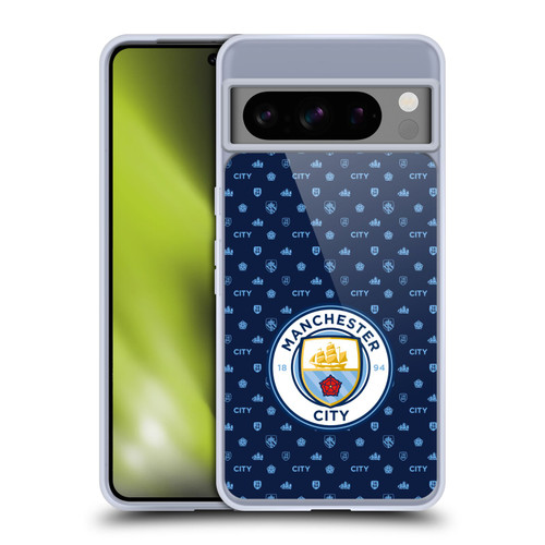 Manchester City Man City FC Patterns Dark Blue Soft Gel Case for Google Pixel 8 Pro