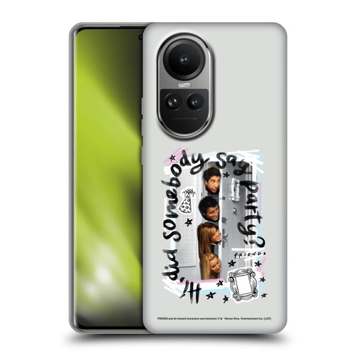Friends TV Show Doodle Art Somebody Say Party Soft Gel Case for OPPO Reno10 5G / Reno10 Pro 5G