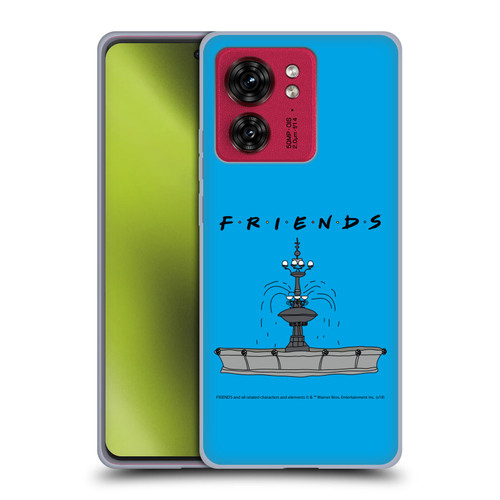 Friends TV Show Iconic Fountain Soft Gel Case for Motorola Moto Edge 40