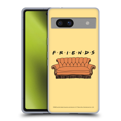 Friends TV Show Iconic Couch Soft Gel Case for Google Pixel 7a