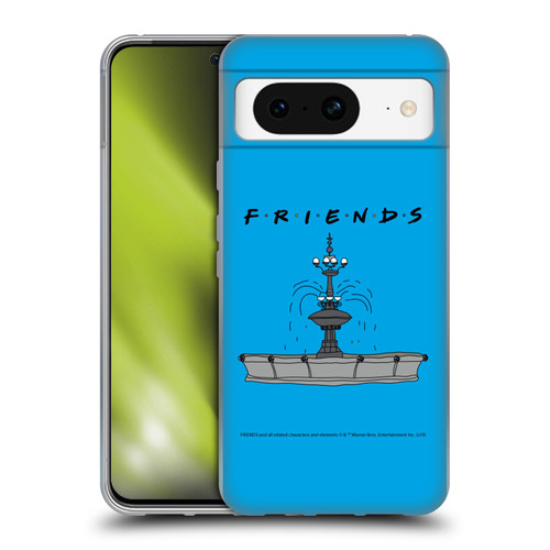 Friends TV Show Iconic Fountain Soft Gel Case for Google Pixel 8