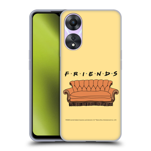 Friends TV Show Iconic Couch Soft Gel Case for OPPO A78 5G
