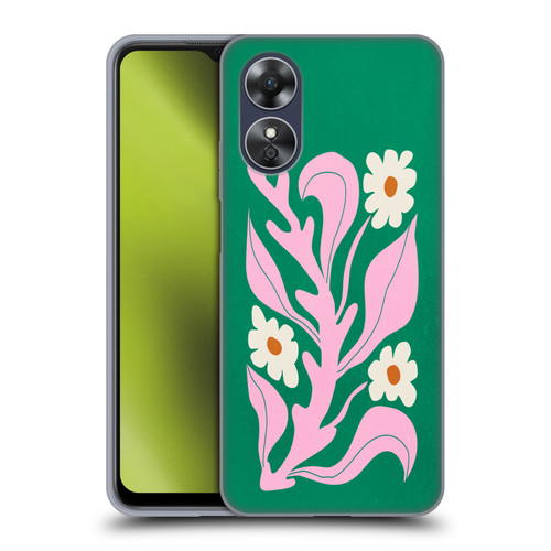 Ayeyokp Plants And Flowers Green Les Fleurs Color Soft Gel Case for OPPO A17