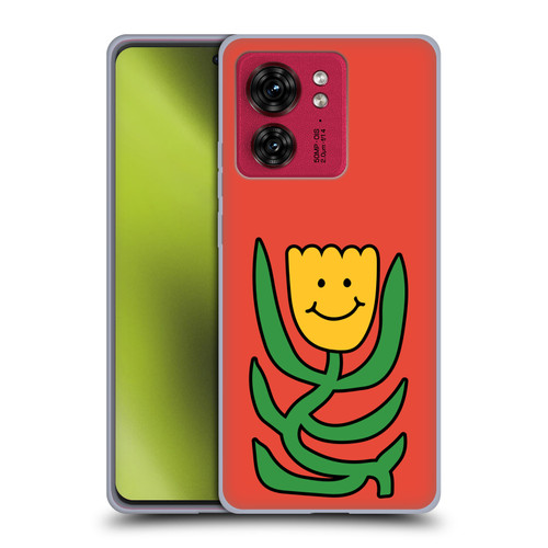 Ayeyokp Pop Flower Of Joy Red Soft Gel Case for Motorola Moto Edge 40