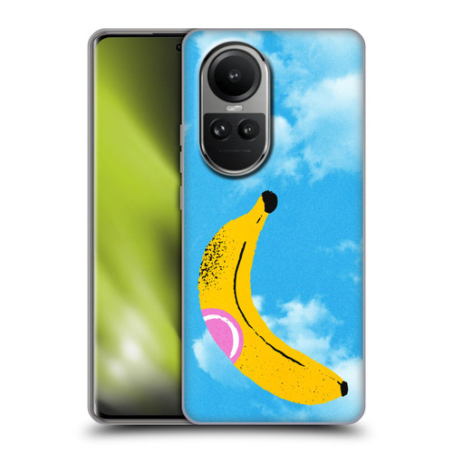 Ayeyokp Pop Banana Pop Art Sky Soft Gel Case for OPPO Reno10 5G / Reno10 Pro 5G