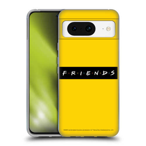 Friends TV Show Logos Pattern Soft Gel Case for Google Pixel 8