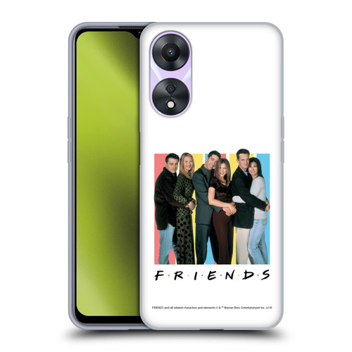 Friends TV Show Logos Cast Soft Gel Case for OPPO A78 5G