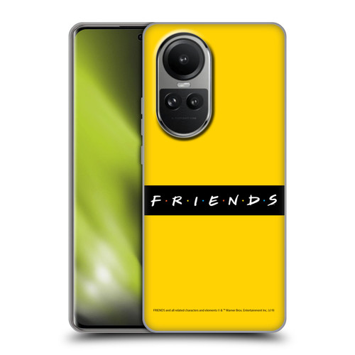 Friends TV Show Logos Pattern Soft Gel Case for OPPO Reno10 5G / Reno10 Pro 5G