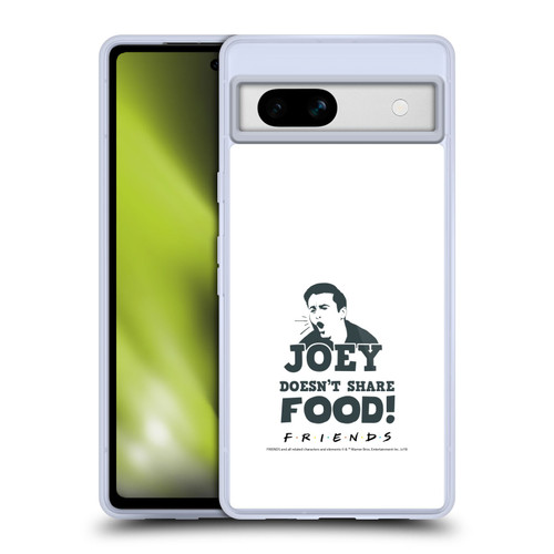 Friends TV Show Quotes Joey Food Soft Gel Case for Google Pixel 7a