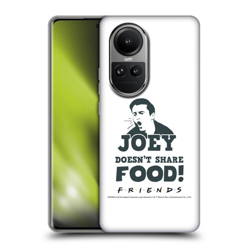 Friends TV Show Quotes Joey Food Soft Gel Case for OPPO Reno10 5G / Reno10 Pro 5G