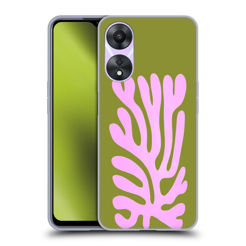 Ayeyokp Plant Pattern Abstract Soft Gel Case for OPPO A78 4G
