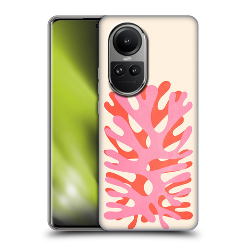 Ayeyokp Plant Pattern Two Coral Soft Gel Case for OPPO Reno10 5G / Reno10 Pro 5G