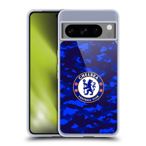Chelsea Football Club Crest Camouflage Soft Gel Case for Google Pixel 8 Pro Chelsea Football Club Crest Camouflage Soft Gel Case for Google Pixel 8 Pro