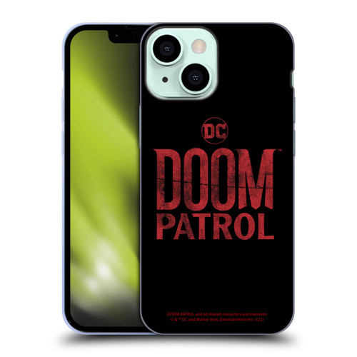 Doom Patrol Graphics Logo Soft Gel Case for Apple iPhone 13 Mini