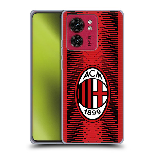 AC Milan 2023/24 Crest Kit Home Soft Gel Case for Motorola Moto Edge 40