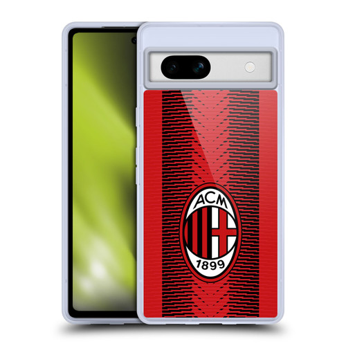 AC Milan 2023/24 Crest Kit Home Soft Gel Case for Google Pixel 7a