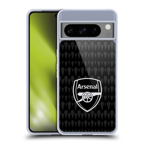 Arsenal FC 2023/24 Crest Kit Home Goalkeeper Soft Gel Case for Google Pixel 8 Pro