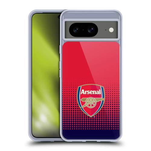 Arsenal FC Crest 2 Fade Soft Gel Case for Google Pixel 8