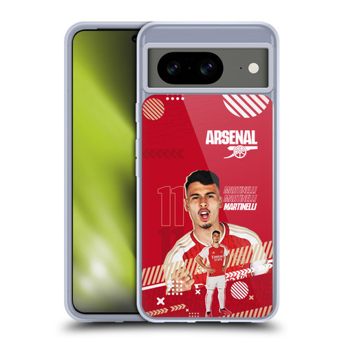 Arsenal FC 2023/24 First Team Gabriel Soft Gel Case for Google Pixel 8