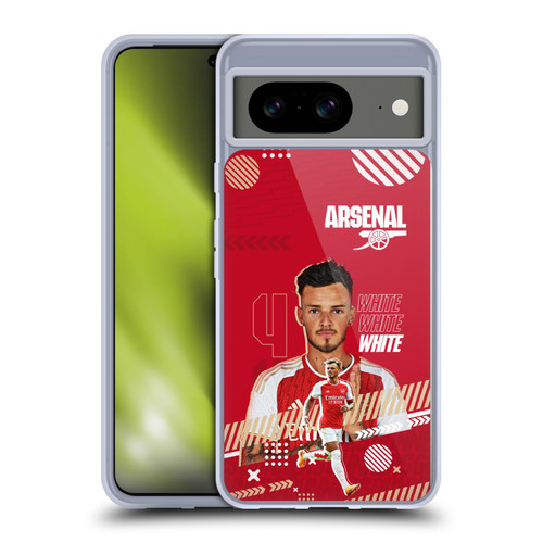 Arsenal FC 2023/24 First Team Ben White Soft Gel Case for Google Pixel 8