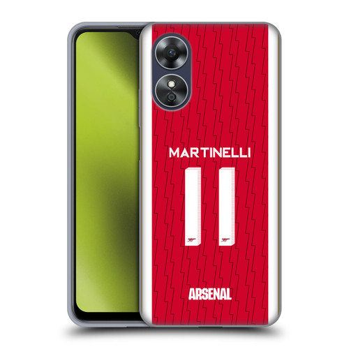 Arsenal FC 2023/24 Players Home Kit Gabriel Soft Gel Case for OPPO A17
