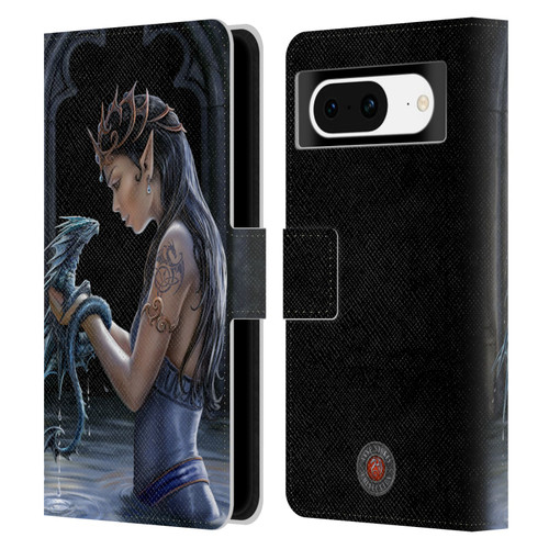 Anne Stokes Dragon Friendship Water Leather Book Wallet Case Cover For Google Pixel 8