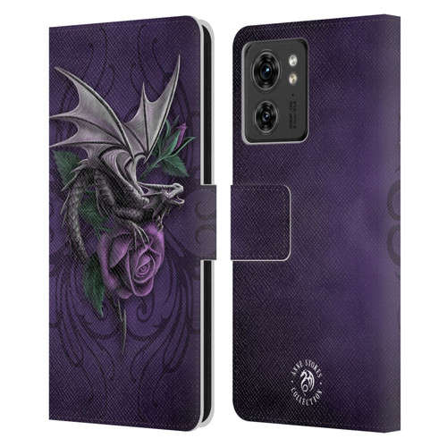Anne Stokes Dragons 3 Beauty 2 Leather Book Wallet Case Cover For Motorola Moto Edge 40