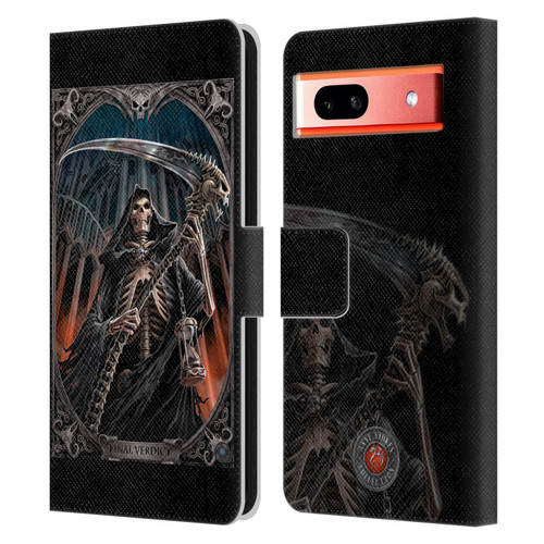 Anne Stokes Tribal Final Verdict Leather Book Wallet Case Cover For Google Pixel 7a