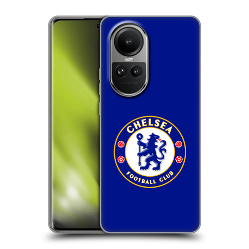 Chelsea Football Club Crest Plain Blue Soft Gel Case for OPPO Reno10 5G / Reno10 Pro 5G