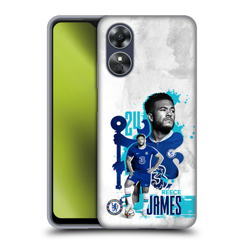 Chelsea Football Club 2022/23 First Team Reece James Soft Gel Case for OPPO A17