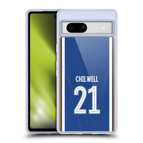Chelsea Football Club 2023/24 Players Home Kit Ben Chilwell Soft Gel Case for Google Pixel 7a