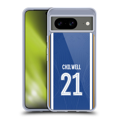 Chelsea Football Club 2023/24 Players Home Kit Ben Chilwell Soft Gel Case for Google Pixel 8