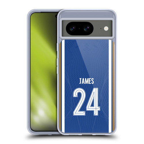 Chelsea Football Club 2023/24 Players Home Kit Reece James Soft Gel Case for Google Pixel 8