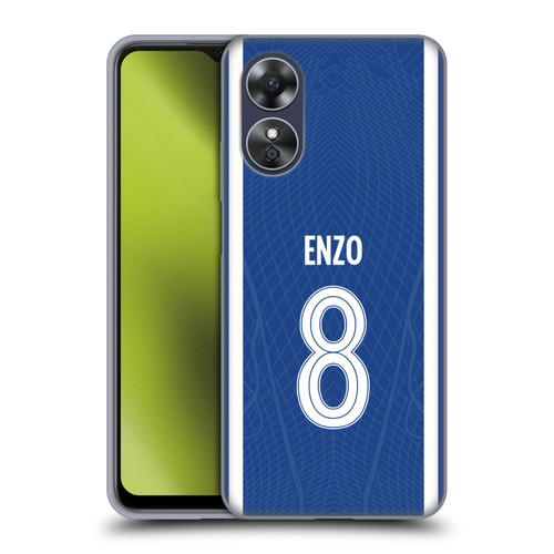 Chelsea Football Club 2023/24 Players Home Kit Enzo Fernández Soft Gel Case for OPPO A17