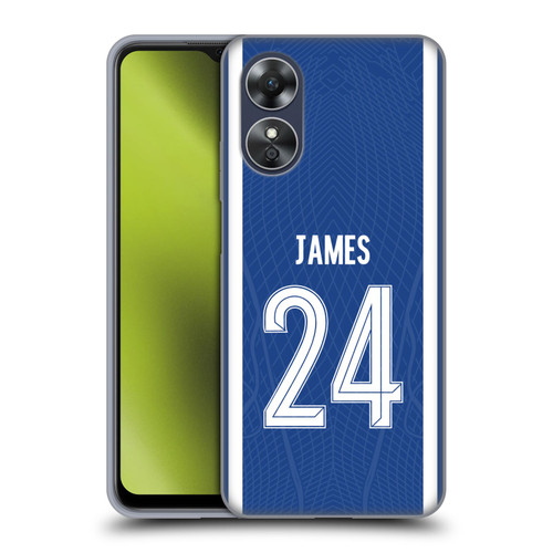 Chelsea Football Club 2023/24 Players Home Kit Reece James Soft Gel Case for OPPO A17
