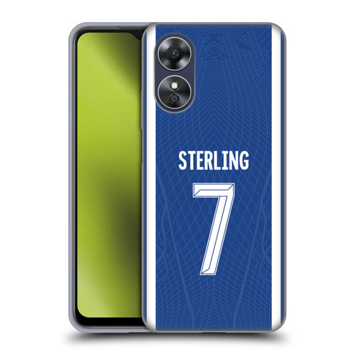 Chelsea Football Club 2023/24 Players Home Kit Raheem Sterling Soft Gel Case for OPPO A17