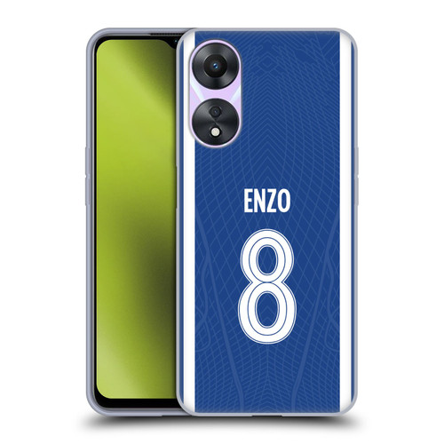 Chelsea Football Club 2023/24 Players Home Kit Enzo Fernández Soft Gel Case for OPPO A78 4G