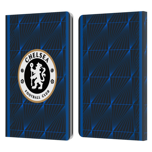 Chelsea Football Club 2023/24 Kit Away Leather Book Wallet Case Cover For Amazon Kindle Paperwhite 1 / 2 / 3