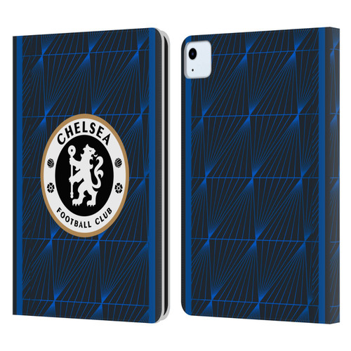Chelsea Football Club 2023/24 Kit Away Leather Book Wallet Case Cover For Apple iPad Air 11 2020/2022/2024
