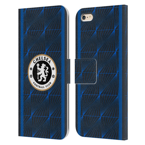 Chelsea Football Club 2023/24 Kit Away Leather Book Wallet Case Cover For Apple iPhone 6 Plus / iPhone 6s Plus