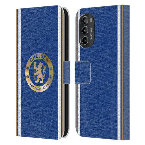 Chelsea Football Club 2023/24 Kit Home Leather Book Wallet Case Cover For Motorola Moto G82 5G