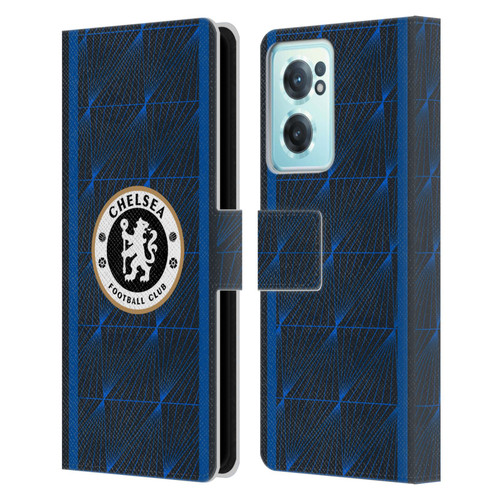 Chelsea Football Club 2023/24 Kit Away Leather Book Wallet Case Cover For OnePlus Nord CE 2 5G