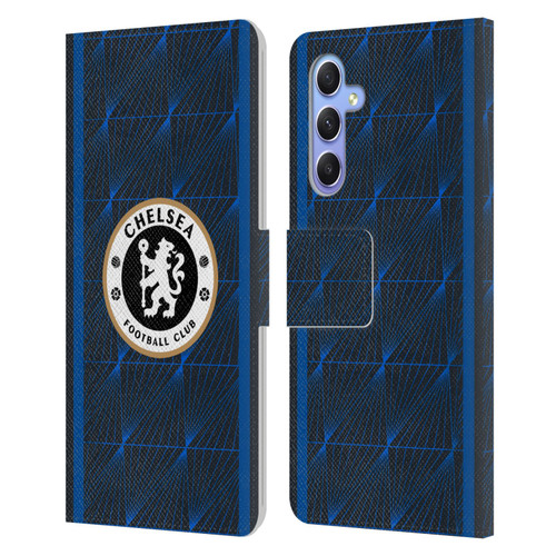 Chelsea Football Club 2023/24 Kit Away Leather Book Wallet Case Cover For Samsung Galaxy A34 5G