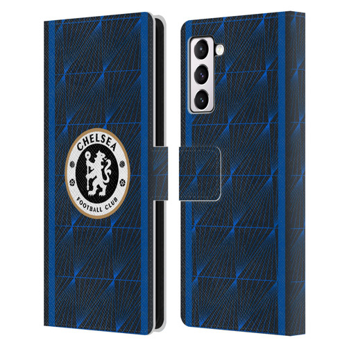 Chelsea Football Club 2023/24 Kit Away Leather Book Wallet Case Cover For Samsung Galaxy S21+ 5G